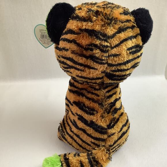 Ty Beanie Boo Stripes - Non Sparkle Eyes - With Damaged Hang Tag - Otherwise New - Picture 5 of 6